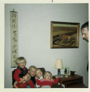 Ann, Bo, Kenneth og Tina 1970