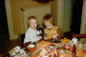 Frederik og Anders på Anders 2 års dag
