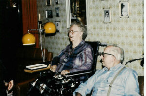 Helene og Niels-Peder juleaften 1984