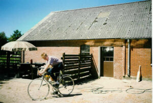 Frederik på sin racer 1988